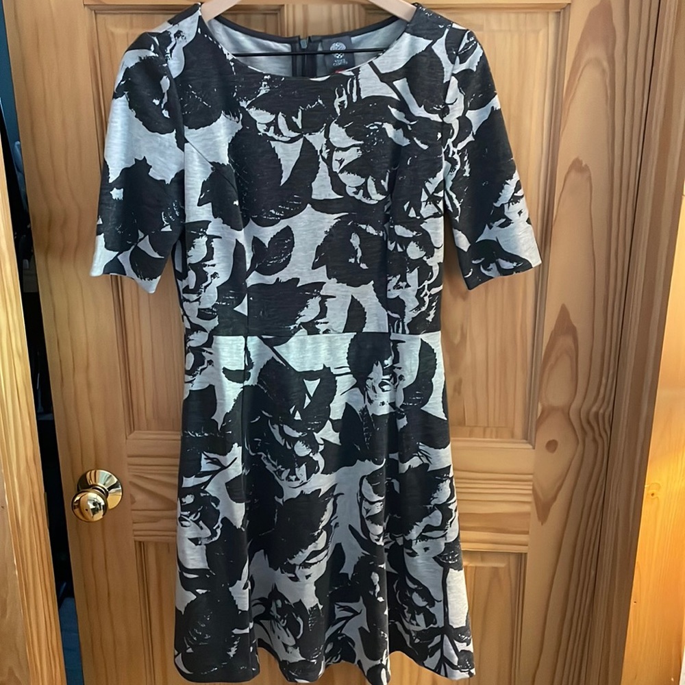 Vince Camuto grey a line dress